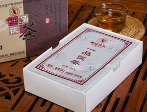 2008 XiangYi FuCha "Yi Pin" (1st Grade) Brick 400g Dark Tea Hunan - King Tea Mall