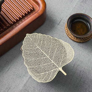 Tea Strainer "Leaf" Stainless Steel Filter Two Color Variations - King Tea Mall