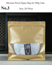 Cargar imagen en el visor de la galería, Moisture Proof Zipper Bag for Storing Puerh Tea 200g / 357g / 500g Cake - King Tea Mall