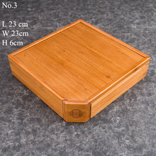 Cargar imagen en el visor de la galería, Bamboo Tea Stock Box / Board 3 Varied Sizes - King Tea Mall