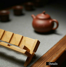 Cargar imagen en el visor de la galería, Tea Cup Stand Bamboo Made - King Tea Mall