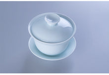 Cargar imagen en el visor de la galería, Celadon Porcelain Gaiwan for Chinese Gongfu Tea - King Tea Mall