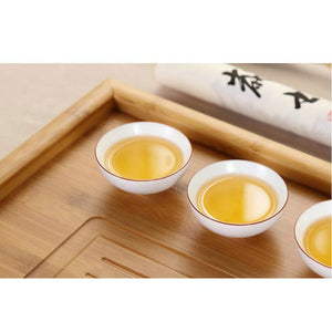 Bamboo Tea Tray Saucer Teaboard with Drainage Trench 3 kinds of sizes - King Tea Mall