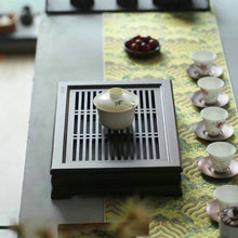 Carica l&#39;immagine nel visualizzatore di Gallery, Bamboo Tea Tray with Plastic Water Tank  L37*W26*H7cm - King Tea Mall