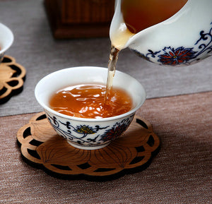 Gaiwan "Qing Hua Ci" (Blue and White Porcelain) Twining Lotus Pattern - King Tea Mall