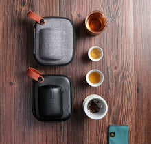 Cargar imagen en el visor de la galería, Portable Gongfu Tea Set for Travelling 2 Color Variations - King Tea Mall