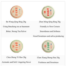 Cargar imagen en el visor de la galería, 2016 ChenShengHao &quot;Yi Pin Chen Sheng&quot; (1st Level) 28g*7pcs=196g Puerh Raw Tea Sheng Cha - King Tea Mall