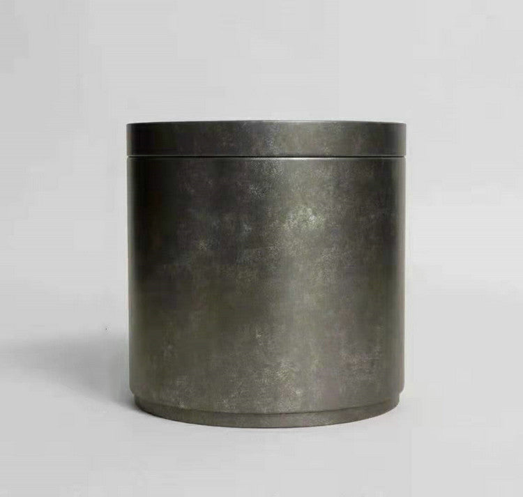 Tin Can for Storing Puerh / White Tea Cake / Loose Leaf - King Tea Mall