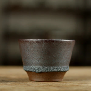 Handmade Crystal Iron Casting Like Glazed Porcelain Tea Cup, Gongfu Teacup, 2 Styles,