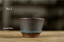 Charger l&#39;image dans la galerie, Handmade Crystal Iron Casting Like Glazed Porcelain Tea Cup, Gongfu Teacup, 2 Styles,