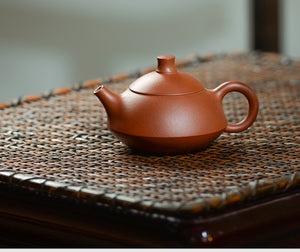 Yixing "He Dou" Teapot 120cc "Qing Shui Ni" Mud - King Tea Mall