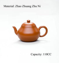 Carica l&#39;immagine nel visualizzatore di Gallery, Yixing &quot; Li Xing &quot; Teapot 110CC &quot;Zhao Zhuang Zhu Ni&quot; Mud - King Tea Mall