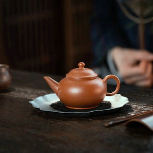 Yixing "Shui Ping" Teapot 120cc, Jiangponi Mud