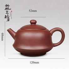 Laden Sie das Bild in den Galerie-Viewer, Dayi &quot;Yuan Zhong&quot; (Round Clock) Yixing Teapot in Zi Ni Clay