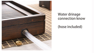 Bamboo Tea Tray with Water Tank 2 Variations Big / Small - King Tea Mall