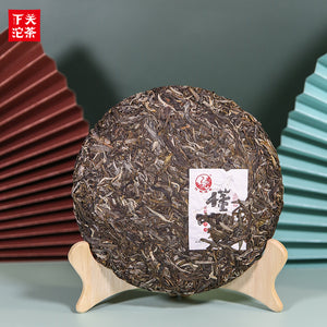 yunnan china tea chinese tea gongfucha pu-erh puer pu'erh   2020 Xiaguan "Dong Guo - Lao Shu Yuan Cha" (Dongguo - Old Tree Round Cake) 357g Puerh Raw Tea Sheng Cha