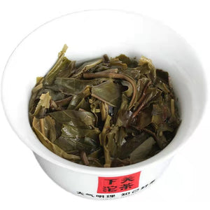 yunnan china tea chinese tea gongfucha pu-erh puer pu'erh  2021 XiaGuan "Dan Ba Ge Lie - Bu Lang Gu Shu" (Bulang Old Tree) Mushroom Tuo 250g Puerh Sheng Cha Raw Tea