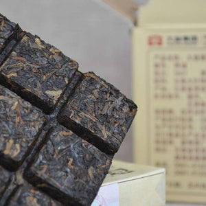 2016 DaYi "De Fu" (Lucky) Brick 100g Puerh Shou Cha Ripe Tea - King Tea Mall