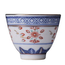 Laden Sie das Bild in den Galerie-Viewer, Jingdezhen &quot;Qing Hua Ci&quot; (Blue &amp; White Porcelain) Tea Cup 35 CC, Gaiwan 140 CC /175 CC, KTM000