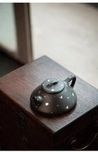 Load image into Gallery viewer, Yixing &quot;Wen Ren Piao - Shi Piao&quot; Teapot in No.1 Factory Recipe Dark Mud