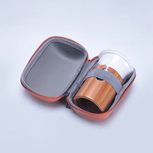 Carica l&#39;immagine nel visualizzatore di Gallery, Portable Traveling Tea Sets, Porcelain &amp; Bamboo &amp; Glass, 5 Variations