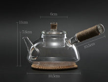 Cargar imagen en el visor de la galería, Chaozhou &quot;Sha Tiao&quot; Borosilicate Glass Water Boiling Kettle 700ml