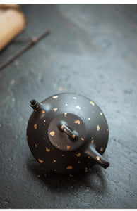 Yixing "Wen Ren Piao - Shi Piao" Teapot in No.1 Factory Recipe Dark Mud