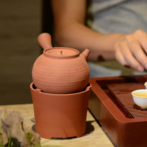 ChaoZhou "Sha Tiao" Water Boiling Kettle around 500cc with Alcohol Stove