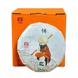 2016 DaYi "Wu Kong" (Zodiac Monkey) Cake 100g Puerh Shou Cha Ripe Tea - King Tea Mall