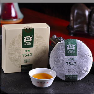 2012 DaYi "7542" Cake 150g Puerh Sheng Cha Raw Tea - King Tea Mall