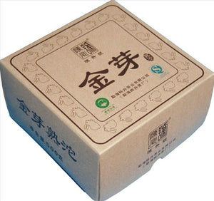 2011 ChenShengHao "Jin Ya" (Golden Bud ) Tuo 500g Puerh Ripe Tea Shou Cha - King Tea Mall