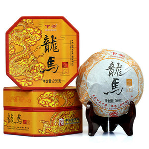 2012 XiaGuan "Long Ma" (Dragon Horse) Tuo 250g Puerh Sheng Cha Raw Tea - King Tea Mall