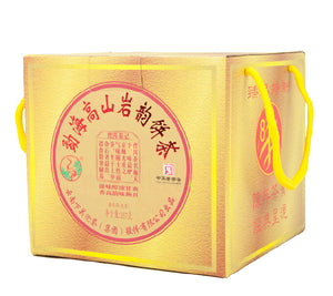 2012 XiaGuan "Meng Hai Gao Shan Yan Yun" (Menghai High Mountain Rock Flavor) 357g Puerh Sheng Cha Raw Tea - King Tea Mall