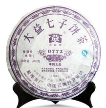 Cargar imagen en el visor de la galería, 2007 DaYi &quot;0772&quot; Cake 357g Puerh Sheng Cha Raw Tea - King Tea Mall