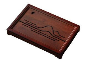 Bamboo Tea Tray with Water Tank, 4 Variations, Small, Large - King Tea Mall