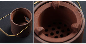 ChaoZhou Pottery "Xiang Hu" 590ml Water Boiling Kettle, "Ti Liang" Alcohol Lamp / Charcoal Two Way Stove