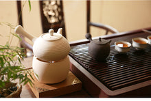 Charger l&#39;image dans la galerie, Chaozhou &quot;Sha Tiao&quot; Water Boiling Kettle in White Clay 420ml
