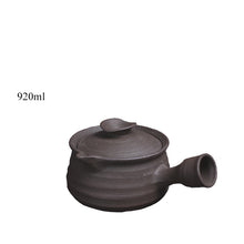 Cargar imagen en el visor de la galería, Chaozhou Pottery &quot;Lotus Leaf&quot; Water Boiling Kettle around 920ml