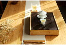 Laden Sie das Bild in den Galerie-Viewer, Bamboo Tea Tray with Water Tank 3 Variations - King Tea Mall