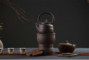 ChaoZhou Pottery "Bai Bao Hu"(Fortunes Kettle) 950ml, "Da Gu" (Drum Stove)