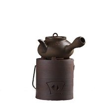 Load image into Gallery viewer, ChaoZhou Pottery &quot;Xiang Hu&quot; 590ml Water Boiling Kettle, &quot;Ti Liang&quot; Alcohol Lamp / Charcoal Two Way Stove