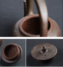 Laden Sie das Bild in den Galerie-Viewer, ChaoZhou Pottery &quot;Bai Bao Hu&quot;(Fortunes Kettle) 950ml, &quot;Da Gu&quot; (Drum Stove)