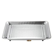 Load image into Gallery viewer, Rectangle Stainless Steel Tea Tray / Saucer / Board with Water Tank and Water Outlet 3 Variations - King Tea Mall
