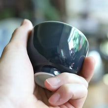 Load image into Gallery viewer, Ancient Blue Porcelain Tea Cup 60cc, for Chinese Gongfu Chadao - photo 4