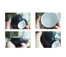 Load image into Gallery viewer, Ancient Blue Porcelain Tea Cup 60cc, for Chinese Gongfu Chadao - photo 9
