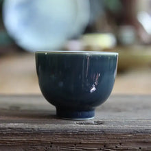 Load image into Gallery viewer, Ancient Blue Porcelain Tea Cup 60cc, for Chinese Gongfu Chadao