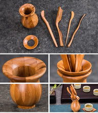 Load image into Gallery viewer, Bamboo "Chadao Liujunzi"( 6 Basic Tools for Chinese Chadao ) 4 Variations - King Tea Mall