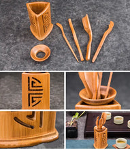 Load image into Gallery viewer, Bamboo "Chadao Liujunzi"( 6 Basic Tools for Chinese Chadao ) 4 Variations - King Tea Mall