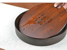 Load image into Gallery viewer, Bamboo Round Tea Tray with Plastic Water Tank 4 Variations - photo 11