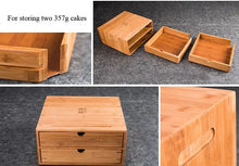 Laden Sie das Bild in den Galerie-Viewer, Bamboo Storage Case for Puerh / Tea Cake etc. - King Tea Mall